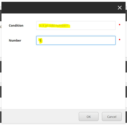 Condition Value - Alpha Solutions