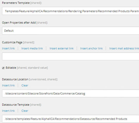 SXC-SXA-Recommendations-Component-Experience-Controller-Rendering